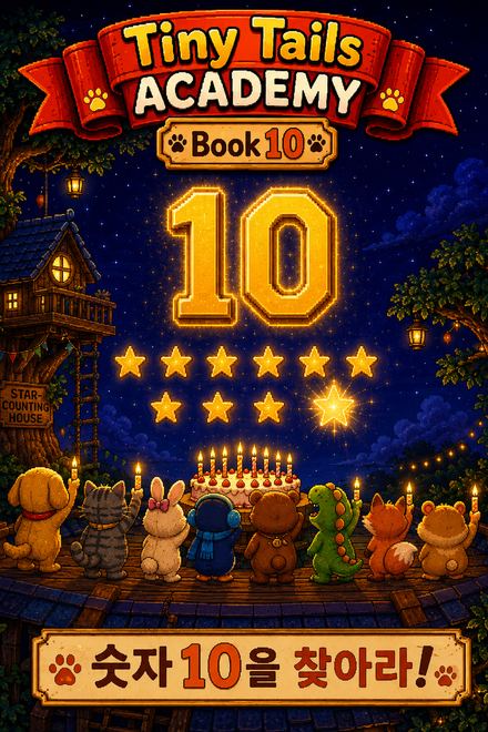 Tiny Tails Academy Book 10 — Find Number 10 cover