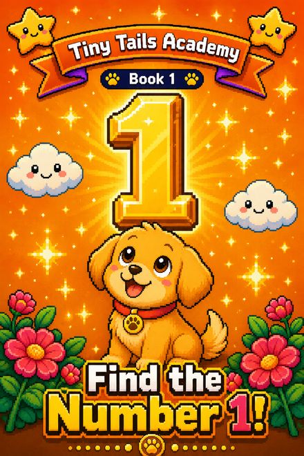 Tiny Tails Academy Book 1 — Find Number 1 cover