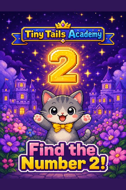 Tiny Tails Academy Book 2 — Find Number 2 cover