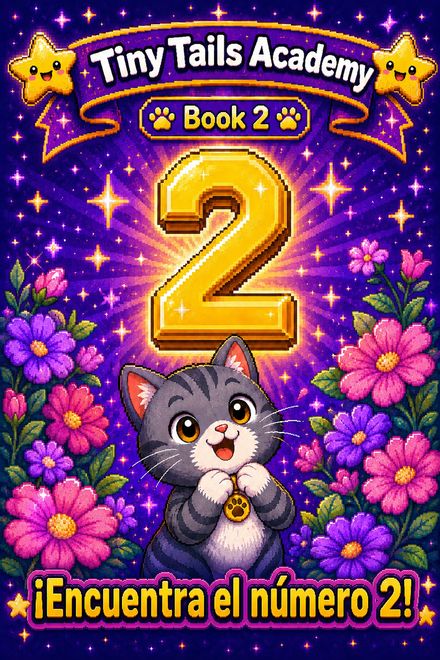 Tiny Tails Academy Book 2 — Find Number 2 cover