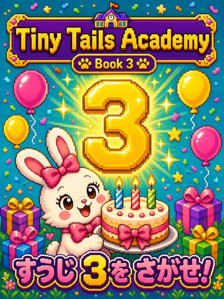 Tiny Tails Academy Book 3 — Find Number 3 cover