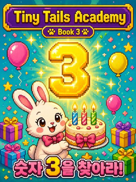 Tiny Tails Academy Book 3 — Find Number 3 cover