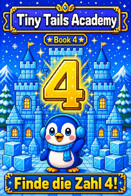 Tiny Tails Academy Book 4 — Find Number 4 cover