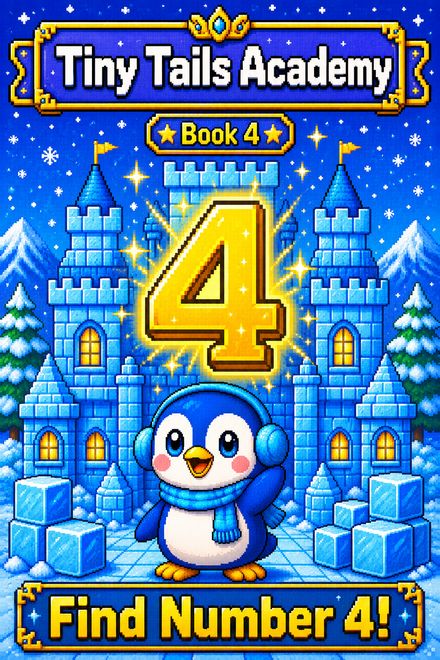 Tiny Tails Academy Book 4 — Find Number 4 cover