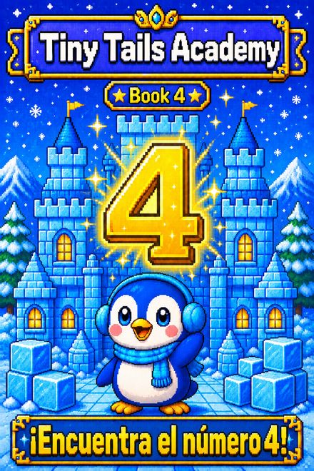Tiny Tails Academy Book 4 — Find Number 4 cover