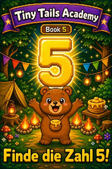 Tiny Tails Academy Book 5 — Find Number 5 cover
