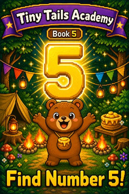 Tiny Tails Academy Book 5 — Find Number 5 cover