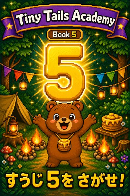 Tiny Tails Academy Book 5 — Find Number 5 cover