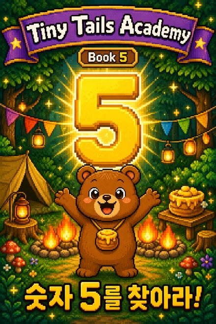 Tiny Tails Academy Book 5 — Find Number 5 cover
