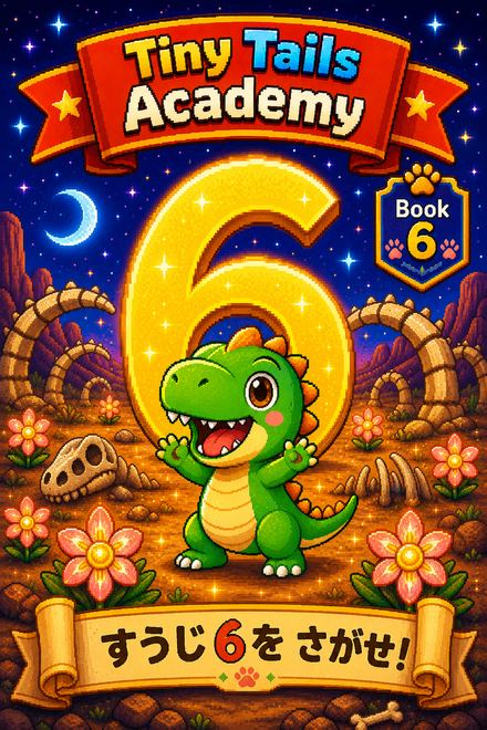 Tiny Tails Academy Book 6 — Find Number 6 cover