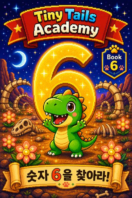 Tiny Tails Academy Book 6 — Find Number 6 cover