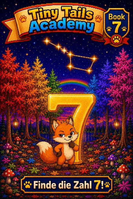 Tiny Tails Academy Book 7 — Find Number 7 cover