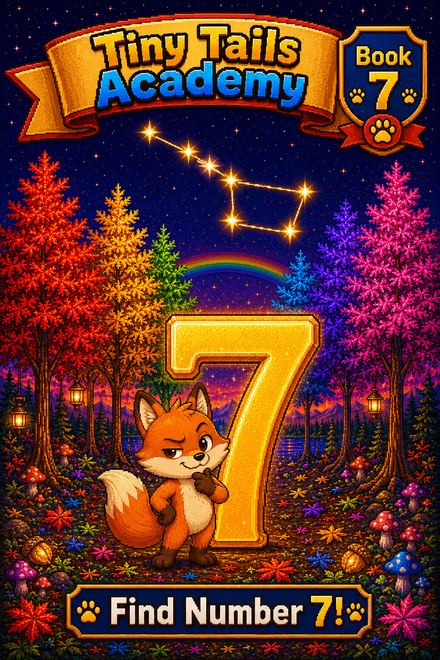 Tiny Tails Academy Book 7 — Find Number 7 cover