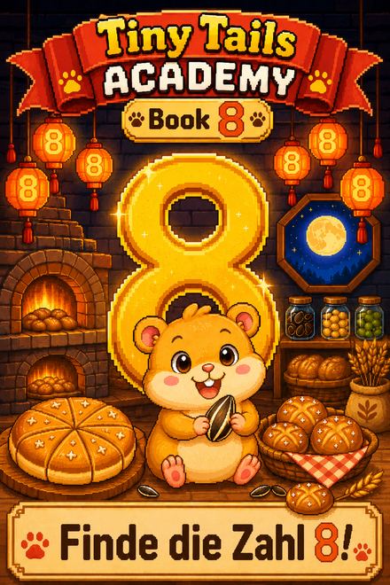 Tiny Tails Academy Book 8 — Find Number 8 cover
