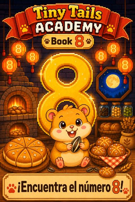 Tiny Tails Academy Book 8 — Find Number 8 cover