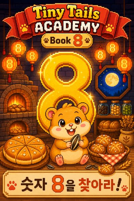 Tiny Tails Academy Book 8 — Find Number 8 cover
