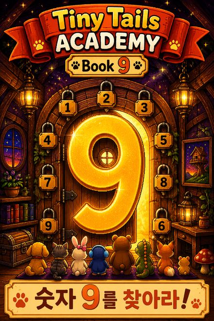 Tiny Tails Academy Book 9 — Find Number 9 cover