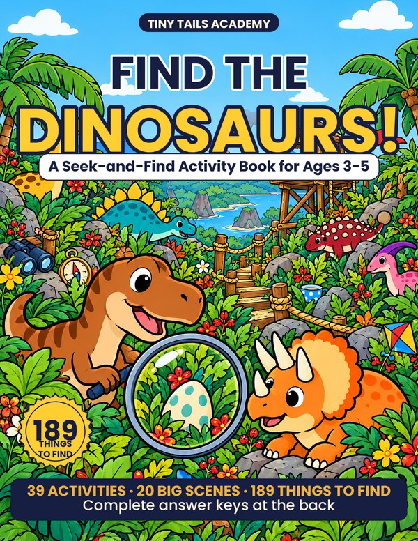 Cover of Find the Dinosaurs!